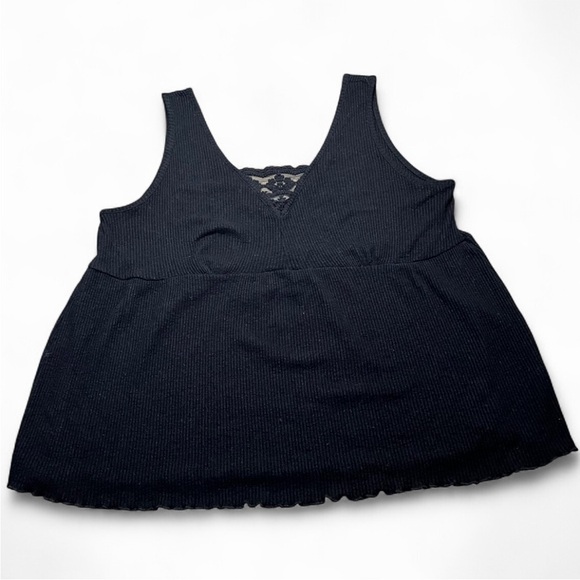 Maurices Black Fitted Sleeveless Tank Top - Picture 1 of 7